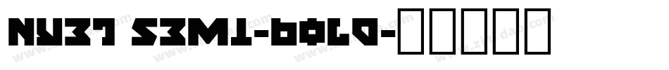 Nyet Semi-Bold字体转换